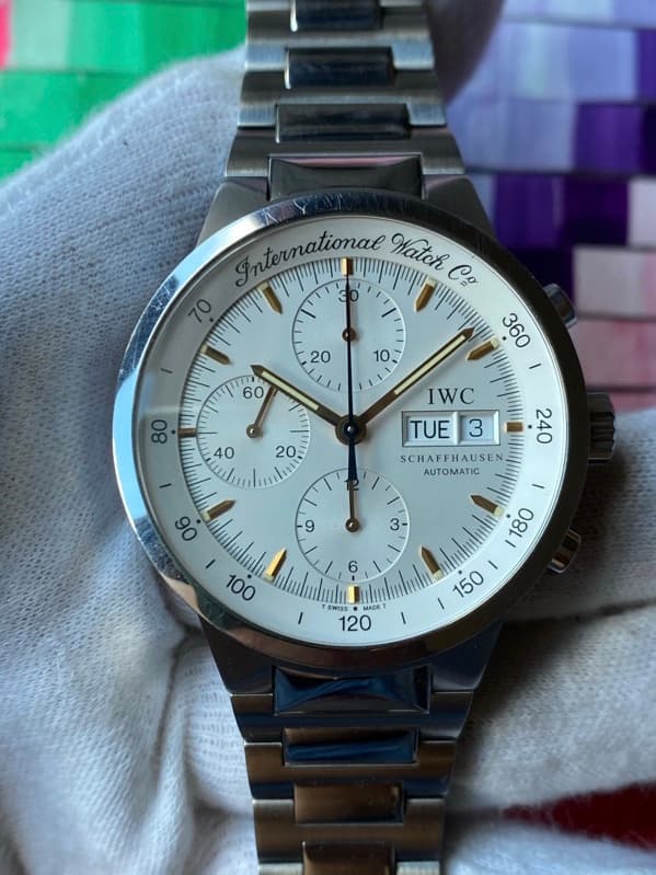 GST Chronograph Steel Automatic White Dial 3707