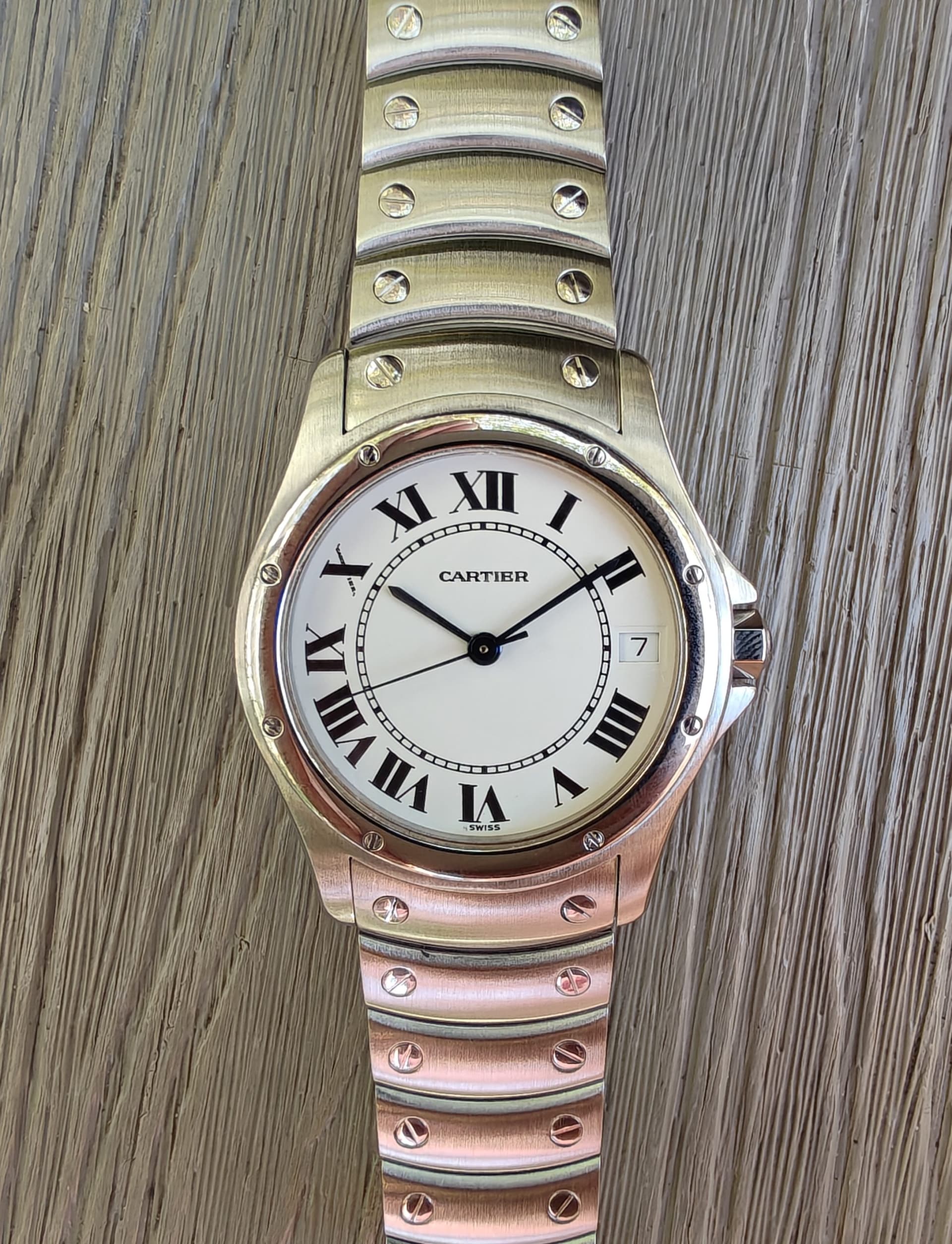 Cartier Santos Ronde Stainless Steel Automatic Date