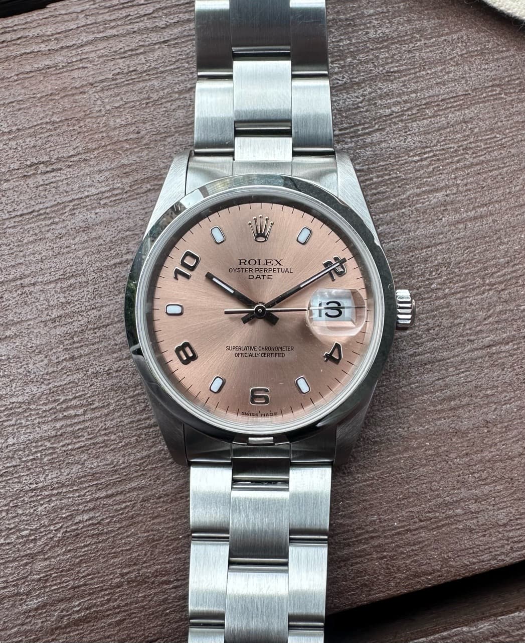 Rolex Oyster Perpetual Date 15200 Salman Dial