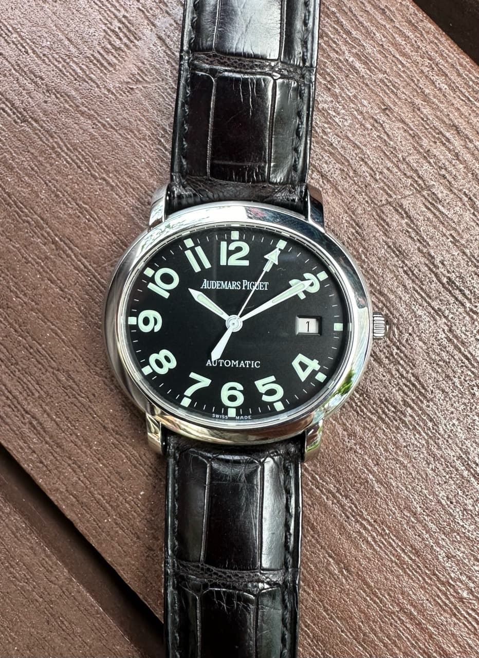 Audemars Piguet Millenary Automatic Date Black Dial 15016ST