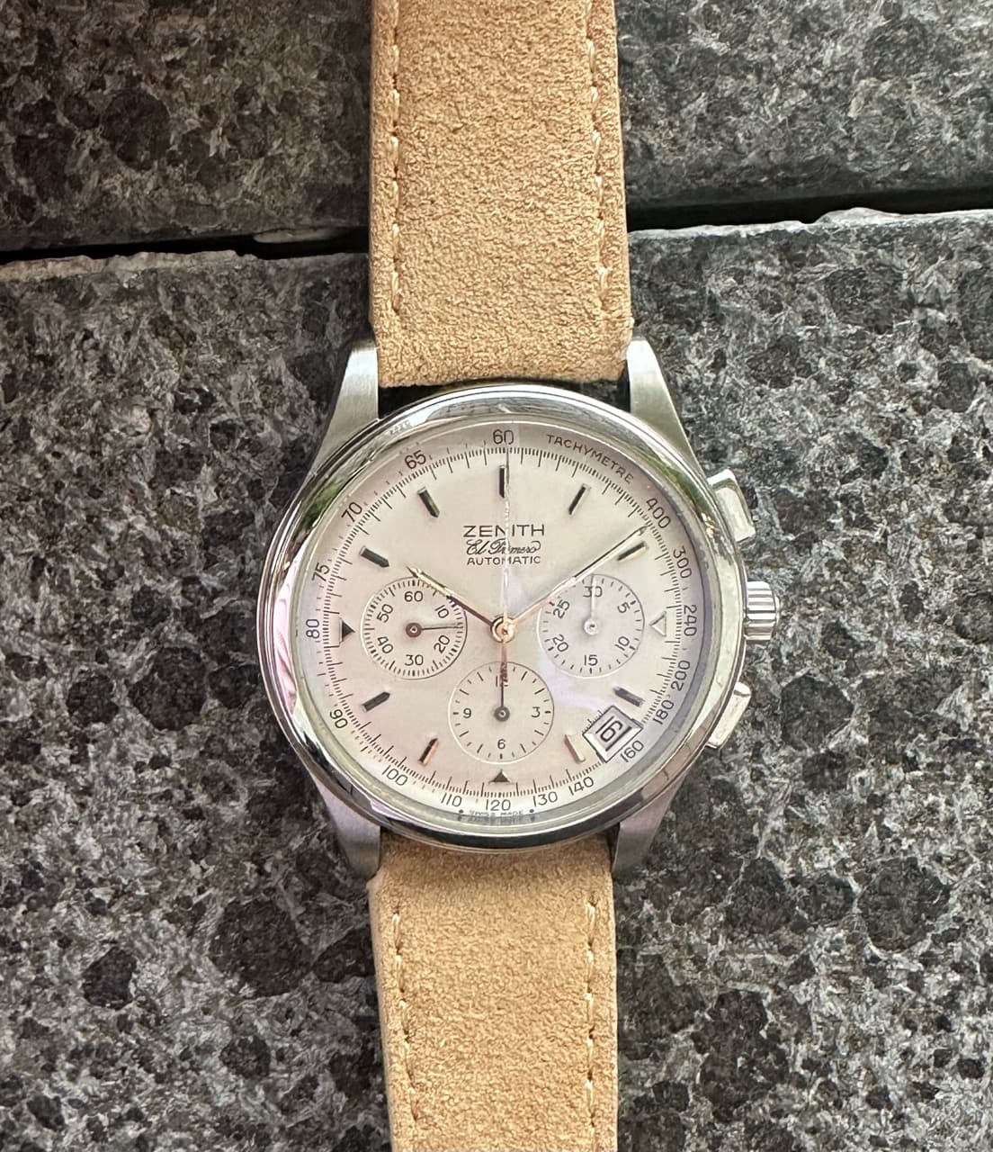 Zenith Class Sport El Primero Chronograph Date Silver Dial 01.0500.400